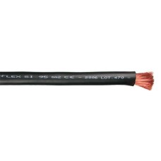 SWP Simplex Single Insulated Cable 16mm  - Black 1 Meter