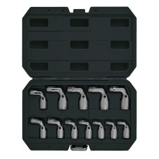 Draper Flexible Crowfoot Socket Wrench Set - 3/8" Sq. Dr. (12 Piece)