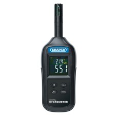 Draper Handheld Digital Hygrometer - Humidity And Temperature Meter, 0-100% Rh And -20 To +70℃