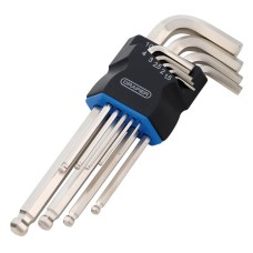 Draper Metric Long Arm Ball End Hex Key Set (9 Piece)