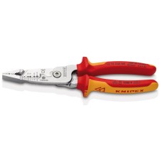 Draper Knipex 13 76 200 Me Wire Stripper Metric Version Insulated with Multi-Component Grips - VDE-Tested Chrome-Plated (200mm)