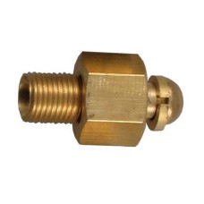 SWP 3/8" Nut - 1/4" Thread RH Straight Adaptor