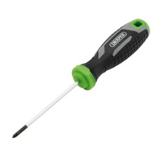 Draper Pozi Soft Grip Screwdriver - PZ0 x 75mm Draper Pozi Soft Grip Screwdriver - PZ0 x 75mm
