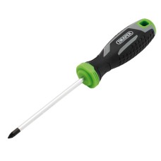Draper Pozi Soft Grip Screwdriver - PZ1 x 100mm Draper Pozi Soft Grip Screwdriver - PZ1 x 100mm