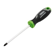 Draper Pozi Soft Grip Screwdriver - PZ2 x 125mm Draper Pozi Soft Grip Screwdriver - PZ2 x 125mm