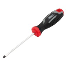 Draper Slotted Soft Grip Screwdriver - SL4 x 100mm Draper Slotted Soft Grip Screwdriver - SL4 x 100mm