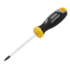 Draper TX-STAR® Tamperproof Soft Grip Screwdriver - T15H x 100mm Draper TX-STAR® Tamperproof Soft Grip Screwdriver - T15H x 100mm