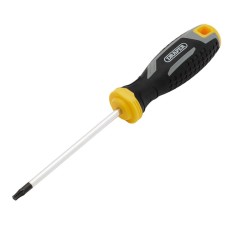 Draper TX-STAR® Tamperproof Soft Grip Screwdriver - T20H x 100mm Draper TX-STAR® Tamperproof Soft Grip Screwdriver - T20H x 100mm