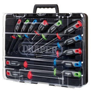 Draper Soft Grip Screwdriver Set (12 Piece) (13436) Draper Soft Grip Screwdriver Set (12 Piece) (13436)