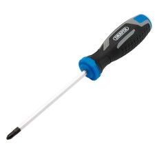 Draper Pound Thru Phillips Soft Grip Screwdriver - PH2 x 125mm