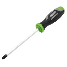 Draper Pound Thru Pozi Soft Grip Screwdriver - PZ3 x 150mm Draper Pound Thru Pozi Soft Grip Screwdriver - PZ3 x 150mm