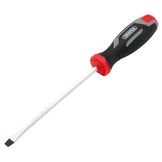 Draper Pound Thru Slotted Soft Grip Screwdriver - SL6.5 x 150mm Draper Pound Thru Slotted Soft Grip Screwdriver - SL6.5 x 150mm