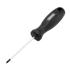 Draper Pozi Hard Grip Screwdriver - PZ0 x 75mm Draper Pozi Hard Grip Screwdriver - PZ0 x 75mm