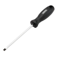 Draper Slotted Parallel Hard Grip Screwdriver - 5.5 x 125mm Draper Slotted Parallel Hard Grip Screwdriver - 5.5 x 125mm