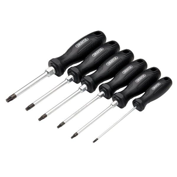 Draper TX-STAR® Hard Grip Screwdriver Set (6 Piece) Draper TX-STAR® Hard Grip Screwdriver Set (6 Piece)