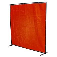 SWP Orange Welding Curtain - 4' x 6'