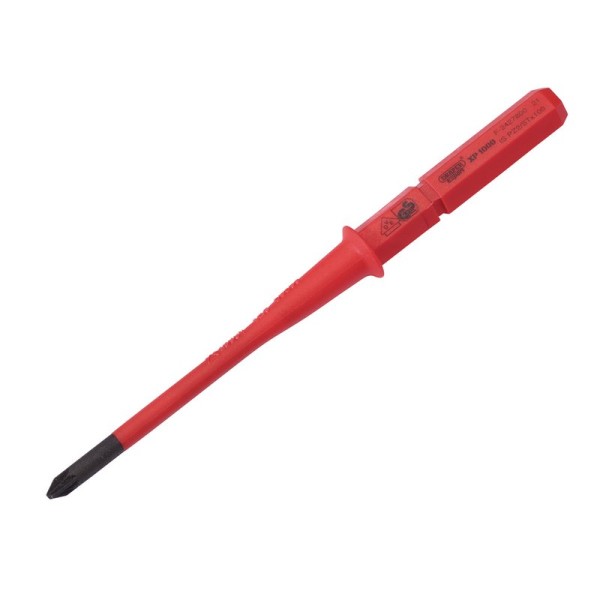 Draper EXPERT XP1000 VDE Extra Slim PZ/SL Type Interchangeable Screwdriver Blade No.1 x 80mm Draper EXPERT XP1000 VDE Extra Slim PZ/SL Type Interchangeable Screwdriver Blade No.1 x 80mm