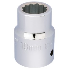 Draper EXPERT 3/4" Sq. Dr. 12 Point Socket (19mm)