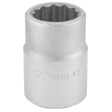 Draper EXPERT 3/4" Sq. Dr. 12 Point Socket (22mm)