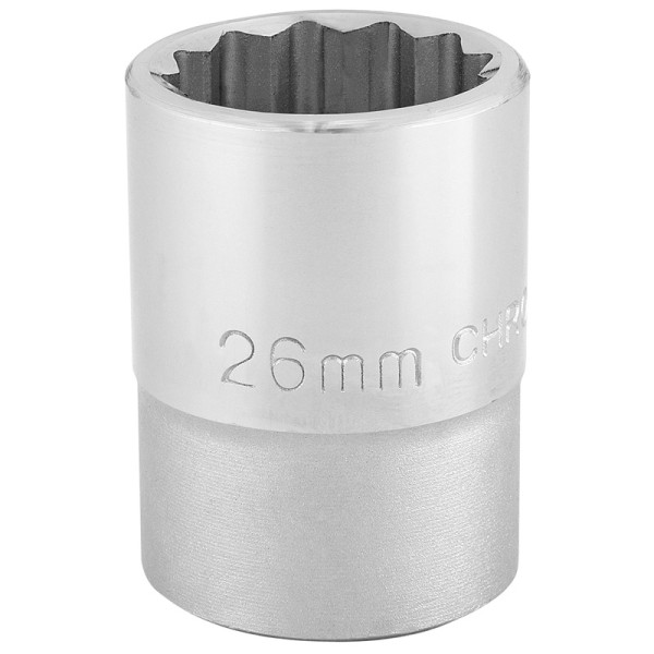 Draper EXPERT 3/4" Sq. Dr. 12 Point Socket (26mm) Draper EXPERT 3/4" Sq. Dr. 12 Point Socket (26mm)
