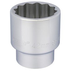 Draper EXPERT 3/4" Sq. Dr. 12 Point Socket (42mm)