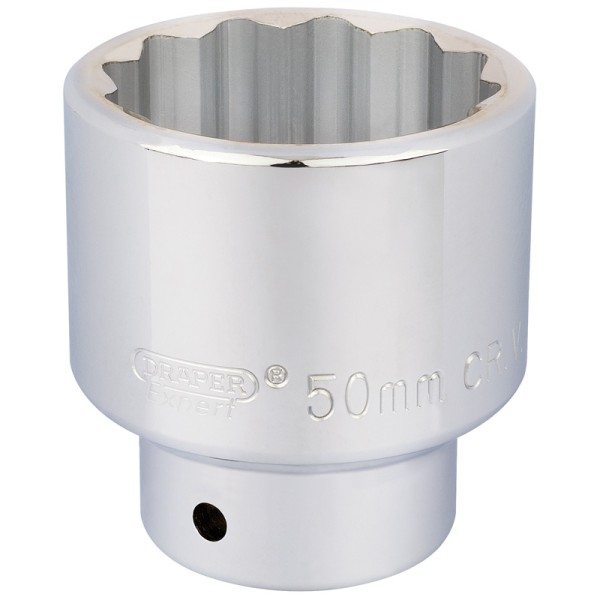 Draper EXPERT 3/4" Sq. Dr. 12 Point Socket (50mm) Draper EXPERT 3/4" Sq. Dr. 12 Point Socket (50mm)
