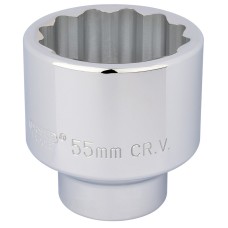 Draper EXPERT 3/4" Sq. Dr. 12 Point Socket (55mm)