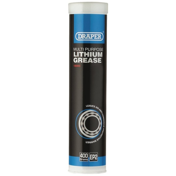 Draper Multi Purpose Lithium Grease - Ep2 (400ml Cartridge) Draper Multi Purpose Lithium Grease - Ep2 (400ml Cartridge)