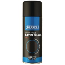 Draper Satin Black Paint (400ml)