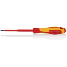 Draper Knipex 98 20 35 VDE Insulated Slotted Screwdriver - 3.5 x 100mm