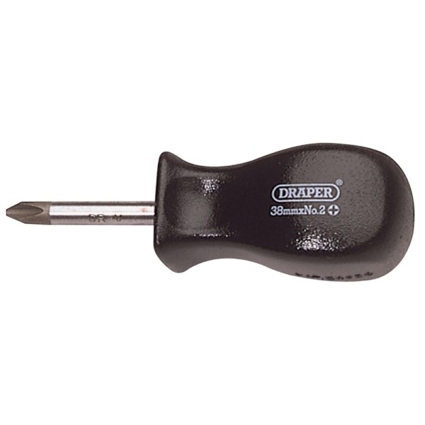 Draper EXPERT Cross Slot Mechanics Screwdriver (No 2 X 38mm) Draper EXPERT Cross Slot Mechanics Screwdriver (No 2 X 38mm)