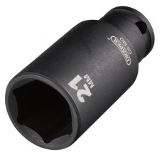 Draper HI-TORQ® Metric Deep Impact Socket - 3/8" Sq. Dr. (21mm)