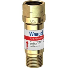 SWP Wescol Type 84 (T84) Torch Mounted Fuel Gas Flashback Arrestor SWP Wescol Type 84 (T84) Torch Mounted Fuel Gas Flashback Arrestor