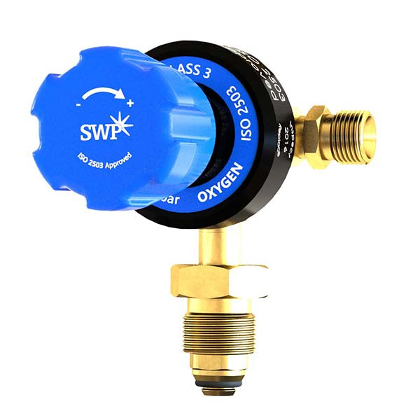SWP Superflow Single Stage Plugged Oxygen 10bar Regulator SWP Superflow Single Stage Plugged Oxygen 10bar Regulator