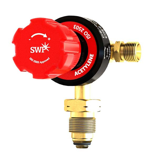 SWP Superflow Single Stage 1.5bar Plugged Acetylene Regulator SWP Superflow Single Stage 1.5bar Plugged Acetylene Regulator
