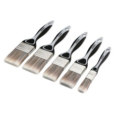 Draper Soft Grip Flat Paint Brush Set (5 Piece)