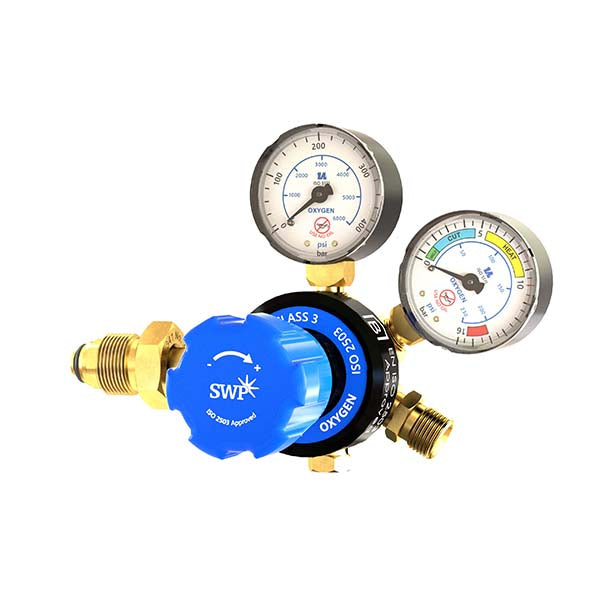 SWP Superflow Single Stage 2g Oxygen - Side Entry Regulator SWP Superflow Single Stage 2g Oxygen - Side Entry Regulator