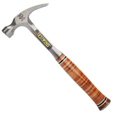 Draper Estwing E20S Straight Claw Hammer with Leather Grip - 20oz/560g