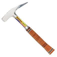 Draper Estwing E239MS Smooth Face Roofers Pick Hammer with Leather Grip - 21oz/600g