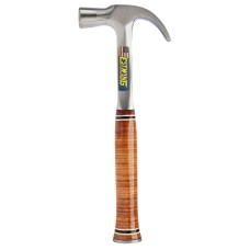 Draper Estwing E24C Curved Claw English Pattern Hammer with Leather Grip - 24oz/672g