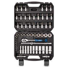 Draper HI-TORQ® Metric Socket and Bit Set - 3/8" Sq. Dr. (58 Piece)