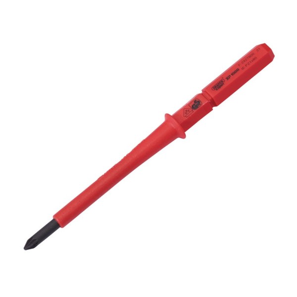 Draper EXPERT XP1000 VDE PZ Type Interchangeable Screwdriver Blade No.1 x 80mm Draper EXPERT XP1000 VDE PZ Type Interchangeable Screwdriver Blade No.1 x 80mm