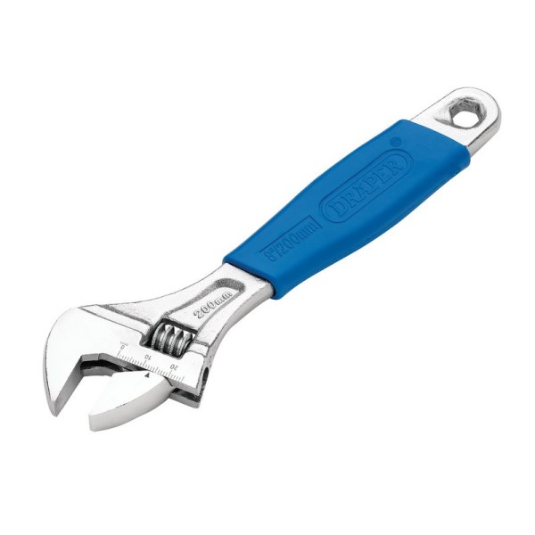 Draper 200mm Crescent-Type Adjustable Wrench Draper 200mm Crescent-Type Adjustable Wrench