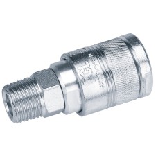 Draper 1/2" BSP Male Thread Air Line Coupling (Sold Loose)