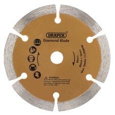 Draper 89mm Diamond Blade for Storm Force® Mini Plunge Saw Draper 89mm Diamond Blade for Storm Force® Mini Plunge Saw
