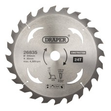 Draper TCT Construction Circular Saw Blade 305 x 30mm (24T)