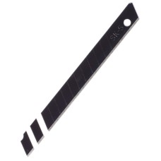 Draper Snap-Off Segment Knife Blades - 9mm (Pack of 10) Black