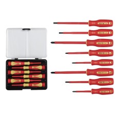 Draper VDE Approved Fully Insulated Screwdriver and Precision Screwdriver Set (14 Piece) (28028) (MEGA DEALS)