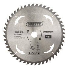 Draper TCT Construction Circular Saw Blade 305 x 30mm (48T)