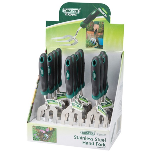 Draper EXPERT Hand Fork with Stainless Steel Scoop and Soft Grip Handle Draper EXPERT Hand Fork with Stainless Steel Scoop and Soft Grip Handle